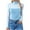 Light Blue, variant on SNKSDGM Long Sleeve Crop Top Women Long Sleeve Blouses for Work Women Long Sleeve Bodysuit Turtle Neck Shapewear Body Suits Mesh Leotard Shirt Going Out Tops Fall Outfits Xxl