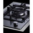 thumbnail image 3 of Summit GCJ1SSTK15 15 in. Wide 1-Burner Gas Cooktop, Stainless Steel, 3 of 5