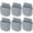 6 Gray, variant on Gustave 6 Pack Wall Mount Remote Control Holder Self Adhesive No Drill Phone Charging Organizer TV Remote Pen Storage Caddy for Home Office