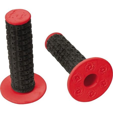 Torc1 Enduro Dual Compound MX Grips Black/Red (Best Dual Compound Motorcycle Tire)