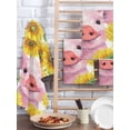 thumbnail image 2 of Farmhouse Sunflowers Kitchen Dish Towels for Drying Dishes Set of 2, Spring Country Watercolor Pig Floral Waffle Weave Microfiber Hand Tea Bathroom Towels Quick Dry & Absorbent Towel 15.7x23.6, 2 of 7