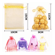 thumbnail image 2 of Lote De 100 Bolsa De Regalo De Organza 10*15 Cm colores, 2 of 5