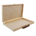 thumbnail image 1 of Hard Wood Portable Storage Case Khaki 1Pc 14.54X9.04X1.97In, 1 of 6