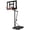 Black, variant on SERAY Basketball Hoop 4.9-10 feet Height Adjustable for Kids, Teens & Adults, 44 inch Backboard and Portable Wheels, Basketball Goal System for Outdoor/Indoor Sports