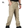 thumbnail image 2 of Qarigey Pantalones Cargo para hombre, pantalones de entrenamiento inferiores impermeables de secado rápido para exteriores, monos Prendas para la parte inferior del cuerpo Caqui SG, 2 of 6