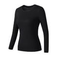 thumbnail image 4 of Gibobby Conjunto de ropa interior térmica acolchada para mujer de algodón y terciopelo para mujer Conjunto de ropa interior térmica con carga inteligente para parejas frías（Negro， S), 4 of 5