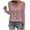 Pink, variant on XUNKUSGA Long Sleeve Tops for Women Plus Size U Neck Eyelet Button Up Shirts Trendy Single Breasted Solid Color Tunic Tops