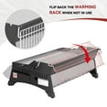 thumbnail image 6 of Royal Gourmet PD1303S 24-Inch Stainless Steel Portable Tabletop Griddle with Warming Rack, 6 of 10