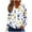 White, variant on Erwazi Women's Zip Up Sweatshirts Jackets Hooded Long Sleeved Loose Outwear Top with Pockets