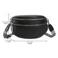 thumbnail image 2 of Bolso De Pecho Vintage Mujer Con Correa Ancha Citas Diarias Femeninas Negro, 2 of 9