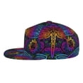 thumbnail image 3 of Balery Baseball Cap Flat Bill Hats for Men Adjustable Size for Running Workouts and Outdoor Activities All Seasons Dad Hat(Indian Mandalas Dragonfly ), 3 of 9