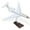 650, variant on 1:100 Scale Jet Model Airplane with Solid wood Stand, 650 Business Jet Model, Aviation Airliner for Display Collections or Gift
