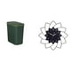 thumbnail image 1 of Combinación De Cubo De Basura De Cocina Que Ahorra Espacio Y Reloj De Pared Acrílico Con Forma De Flor Para Baño, Sala De Manualidades, Dormitorio, Cafetería, Soporte Decorativo Y, 1 of 8