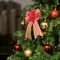 thumbnail image 6 of KONTONTY 10Pcs Red Simulated Flower Decor Christmas Tree Adornments for Party and Home, 6 of 8
