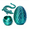 Green and Blue, variant on 3D Printed Dragon Statue, 1 Count Colorful Gradient Design Dragon Egg Ornament, Stuffing Easter Eggs, Creative Desktop Decoration for Home Office, Home Decor Supplies, Collectible Figurines