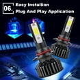 thumbnail image 5 of 4x 8000K 9005 LED Headlight Bulb For Dodge Ram 1500 2009-10 W/Projector Hi Beam, 5 of 5