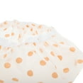 thumbnail image 4 of Unique Bargains 1 Pc Reusable Dots Single Layer Shower Cap for Shower Orange PEVA, 4 of 7