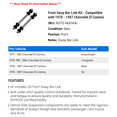 thumbnail image 2 of Front Sway Bar Link Kit - Compatible with 1978 - 1987 Chevy El Camino 1979 1980 1981 1982 1983 1984 1985 1986, 2 of 2