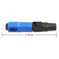 thumbnail image 3 of 2x Conector Rápido de Cable de Fibra Óptica Monomodo SC para Red 56mm 2 piezas, 3 of 8