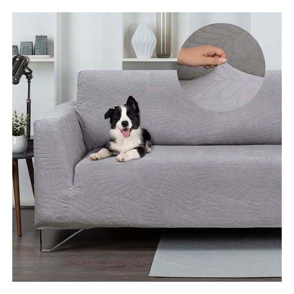 Protector de Sala 3 Pzas Elástico Antideslizante, Real Textil (Gris Tenue, CH/M/G)