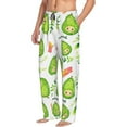 thumbnail image 2 of Balery Men'S Kawaii Avocado Pants,Sleepwear Pants,Pajama Pants,Pj Bottoms Drawstring And Pockets-Small, 2 of 9