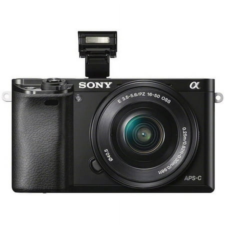 Sony Alpha a6000 Mirrorless Camera with 16-50mm Lens, Black