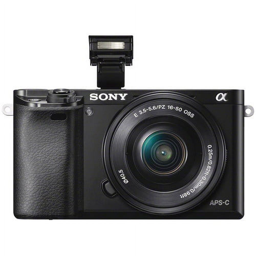 Sony Alpha a6000 Mirrorless Interchangeable-lens Camera w/ 16-50mm lens - Black - image 5 of 6
