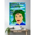 thumbnail image 2 of Feminist Humanist Quote - Embrace Your Imposter Syndrome You Are The Trickster Goddess Poster Wall Art, Modern Wall Decor For Living Room Bedroom, 12x18 UNFRAMED, 2 of 3