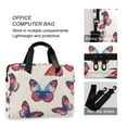 thumbnail image 4 of FORMRS 16" Laptop Sleeve Bag Carrying Case with Handle Travel Shoulder Briefcase, Blue Butterflies, 4 of 8