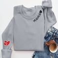 thumbnail image 4 of Camiseta con Capucha Suelta de Moda Impresa de Manga Larga para las Mujeres, Camisetas de Manga Larga para las Mujeres Cuello Redondo Casual, 4 of 7