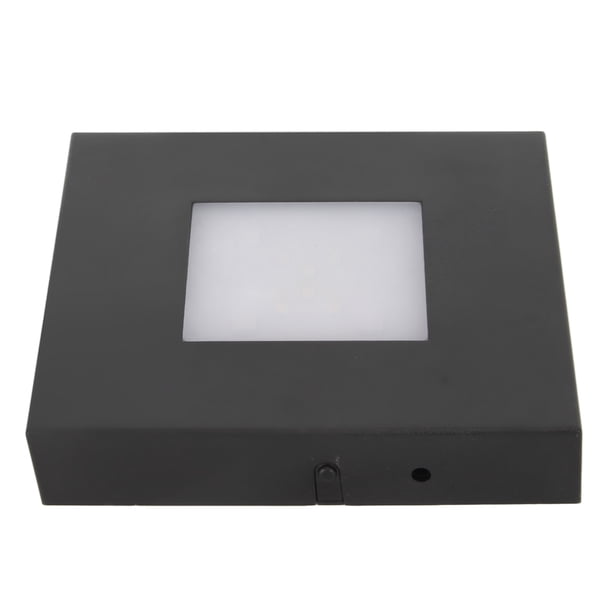 Base De Luz Luminosa, Tamaño Compacto, Múltiples Modos, Plástico ABS, Base De Soporte De Cristal 3D, Multifuncional, Bajo Consumo Con Cable USB Para Exhibición De Joyería