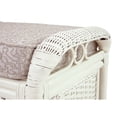 thumbnail image 5 of SK New Interiors Alexa Ottoman White Color Natural Rattan Wicker Handmade Design with Cushion, 5 of 7