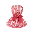 thumbnail image 2 of Festive Party Dress With Bowknot And Layered Skirt For Holiday Celebration, 2 of 6