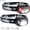 Black, variant on Lepro Rechargeable LED Headlamp 2-Pack, 2000 Lux Brightness, 6 Modes Including Red Light, Adjustable Strap, IPX4 Waterproof