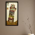 thumbnail image 6 of Empire Art Direct Leaning Tower of Pisa Dimensional Collage Framed Graphic Art Under Glass Wall Art, 17" x 33" x 1.4", Ready to Hang, 6 of 9