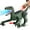 Green, variant on Remote Light Control Dinosaur Toys for Boys, Remote Control Dinosaur with Walking with Spray Sound, Demo Mode, Rechargeable Jurassic Toys for Birthdays, Parties, Children’s Day