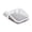 Gray, variant on 16.54x13.39x4.72 In Dog Potty Tray with Wall Post: Indoor Puppy Training Toilet,Plastic Mesh Grate, Pee Pad Holder for Male Dogs, Keeps Paws Dry, Portable Pet Litter Box for Apartment