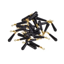 100 Pcs Compact Fishing Gear Elastic Fishing Gear Practical Fishing Gear Lightweight Fishing Gear Size 2 Black