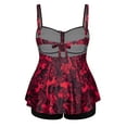 thumbnail image 2 of Rivelino Plus Size Tankini Swimsuits for Women Two Piece Flowy Bathing Suits with Shorts Tummy Control Swimwear, 2 of 7