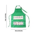 thumbnail image 3 of 1 Apron Clearance! with Pockets for Fresh Rooster Chicken Apron Chicken Apron Eggs Apron Gathering Themed Collecting Eggs Apron Sleeve, 3 of 6