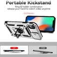 thumbnail image 2 of Estuche GANGXUN para iPhone XR, soporte giratorio 360°, estilo mecánico y magnético, 2 of 5