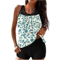 thumbnail image 2 of POROPL Tankini Swimsuits for Women Floral Print Modest Two Piece Swimsuit Bathing Suits, 2 of 4