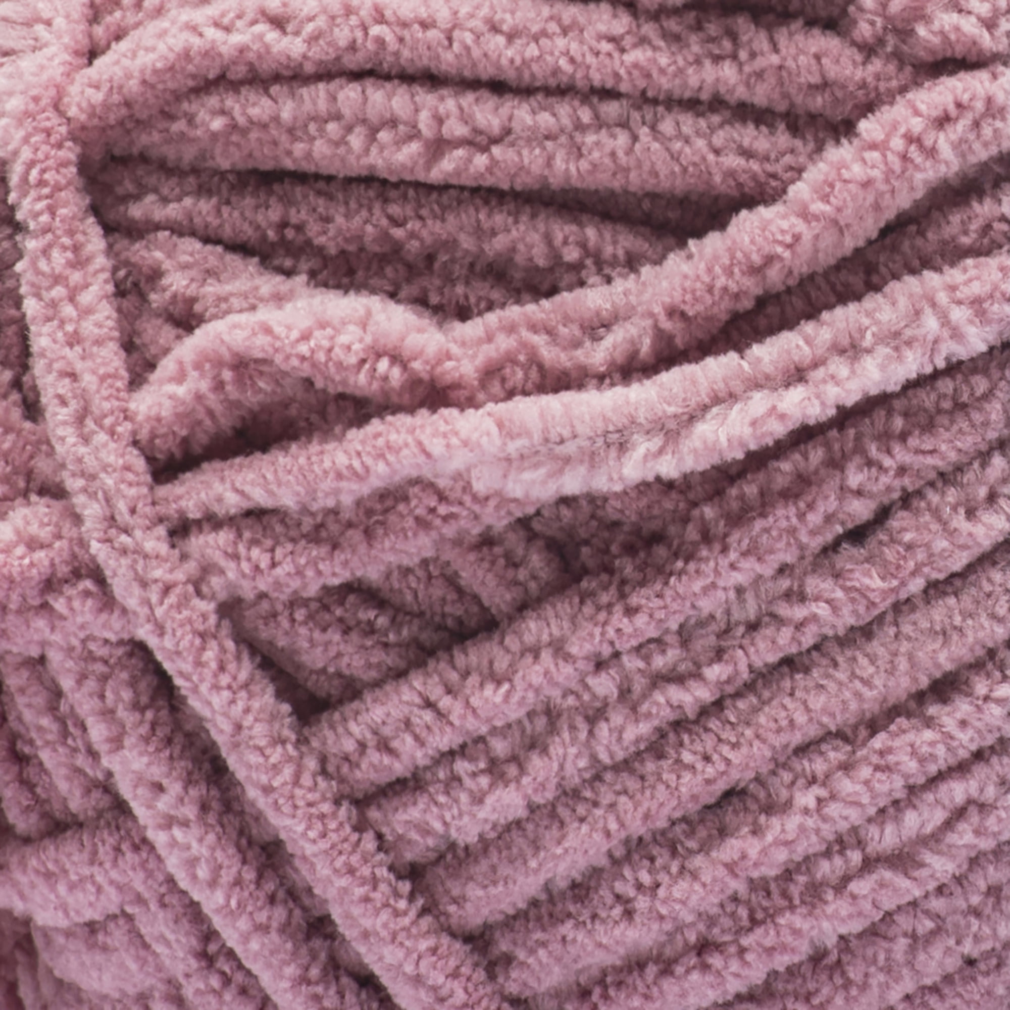 Bernat® Baby blanket™ #6 Super Bulky Polyester Yarn, Mellow mauve 10.5oz/300g 220 Yd (2pk)