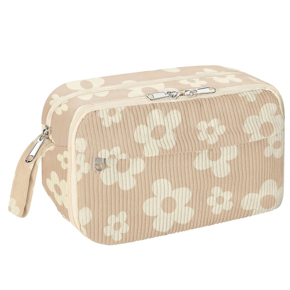 Large Pencil Case Multi Compartments Fabric Pencils Organiser Bag for Student