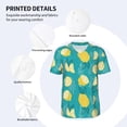 thumbnail image 3 of Kdxio Lemon Blue Mens T-Shirts Baseball Vintage Fashionable Lightweight Casual Crew Neck Slim Fit with Long Sleeves-4X-Large, 3 of 7