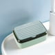 thumbnail image 1 of Jabonera con tapa para lavabo, de plástico con doble drenaje, moderna y fácil de transportar, plegable y ligera, ideal para la cocina.,Wsvlmg, 1 of 9