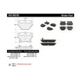 thumbnail image 2 of Centric Parts 102.08230 102 Series Semi Metallic Standard Brake Pad, 2 of 4