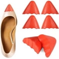 thumbnail image 1 of HUGFEGWE 6 Pcs Inserts de Chaussures, Remplisseurs de Coussinets d'Orteils Remplisseurs de Chaussures Réutilisables Demi-Semelles pour Femmes Hommes Chaussures Trop Grandes Chaussures Lâches (Orange, Pointu) U2537-26099, 1 of 7