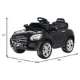 thumbnail image 2 of Costway 6V Kids Ride On Car RC Remote Control Battery Powered w/ LED Lights MP3 Black, 2 of 10