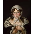thumbnail image 2 of Jacob Munch 20x23 Gold Ornate Framed and Double Matted Museum Art Print Titled - Dameporrett, Mrs. Countess of Tankosko (1834), 2 of 4